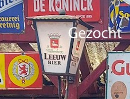 leeuw bier lantaarn onbekend